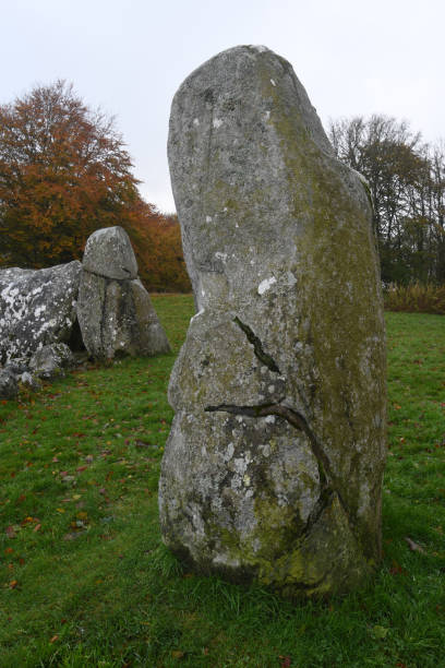 The Lobehead stone circle Scotland stock photo