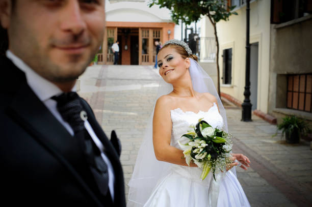 istock Newlywed Couple 183332456