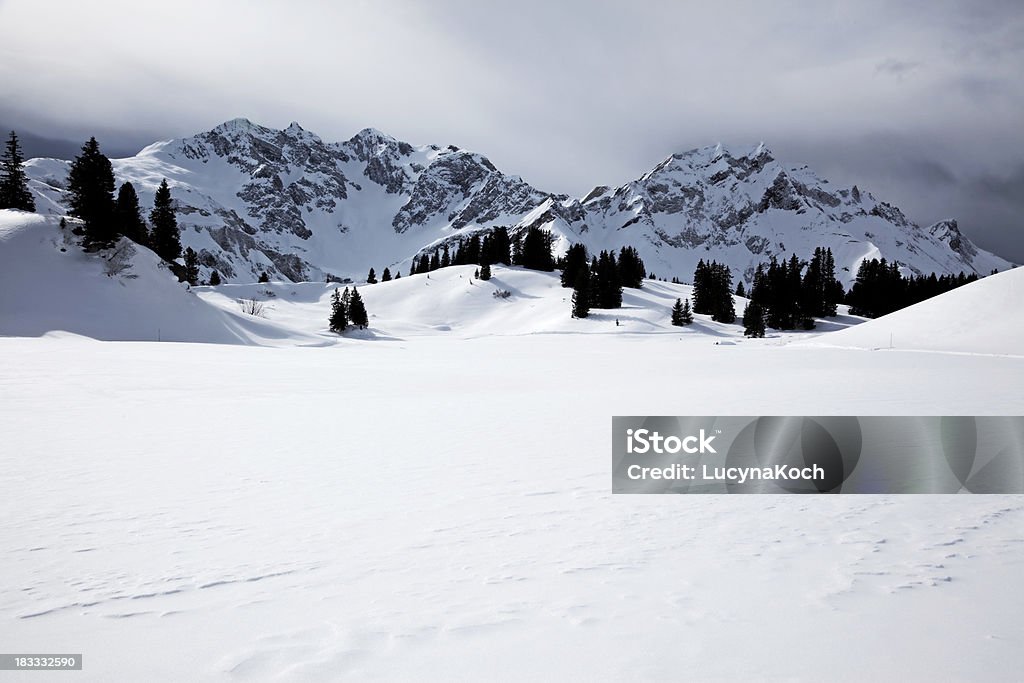 Winterlandschaft - Lizenzfrei Alpen Stock-Foto