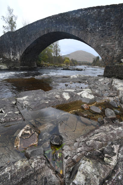 The Bridge of Orchy the Highlands of Scotland stock photo