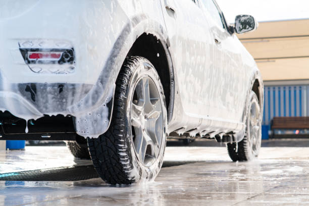 istock Self service high pressure car wash. 1833329002