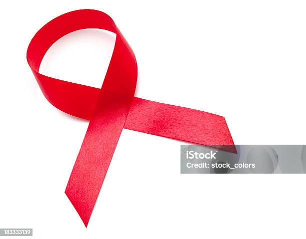 Foto de Ribbon e mais fotos de stock de AIDS - AIDS, Beleza, Branco