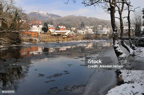 Il Fiume Dee E Stazione Di Llangollen - Fotografie stock e altre immagini di Llangollen - Llangollen, Albero, Ambientazione esterna