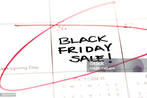 Photo libre de droit de Promotion Black Friday banque d'images et plus d'images libres de droit de Black Friday - Black Friday, Calendrier, Soldes