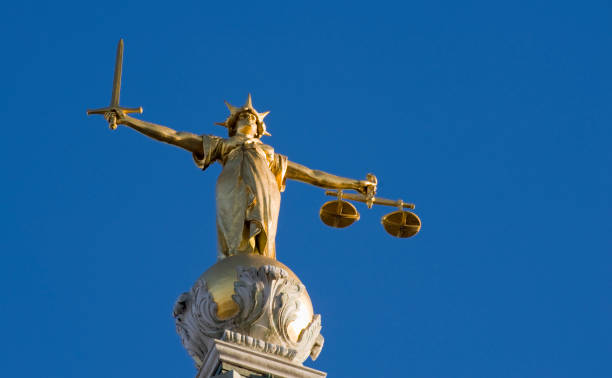 istock Old Bailey Law Courts Lady Justice Statue in London UK 183333742