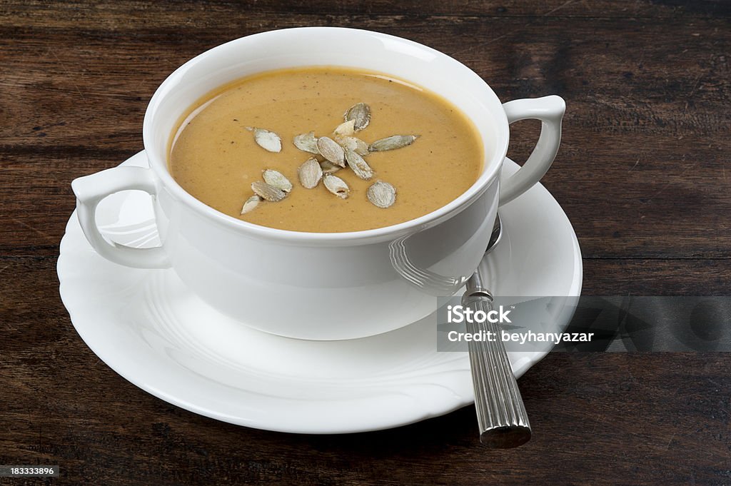 Тыквенный суп - Стоковые фото Суп роялти-фри