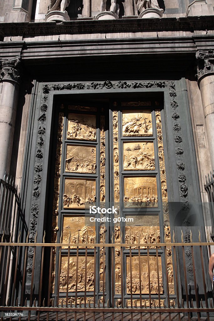 Die Gates of Paradise - Lizenzfrei Baptisterium Stock-Foto