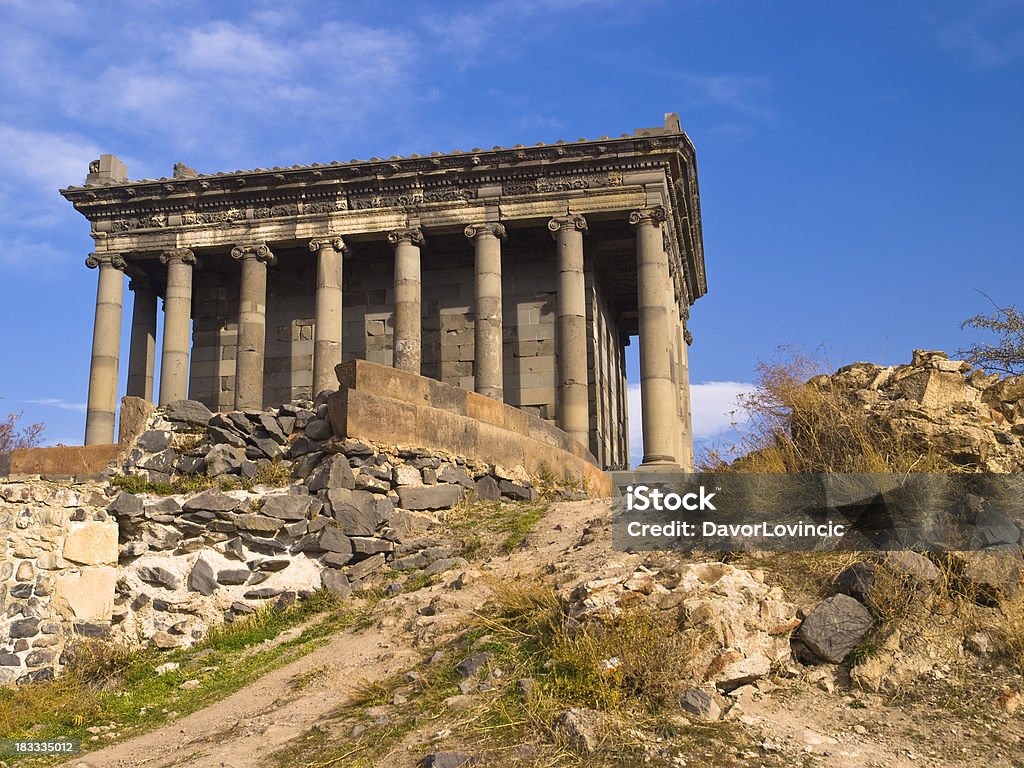 Templo Garni - Foto de stock de Azul royalty-free