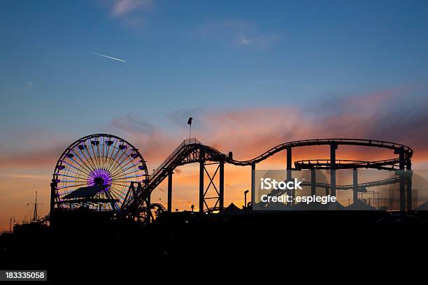 Santa Monica Пристань С Колесо Обозрения Калифорния — стоковые фотографии и другие картинки Оракл-парк