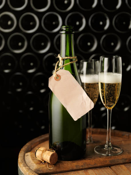 istock Champagne Bottle and Glasses 183335059