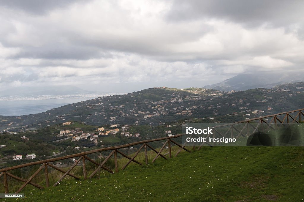 Massa Lubrense -Viewpoin San Costanzo-costa sorrentina - Foto stock royalty-free di Albero