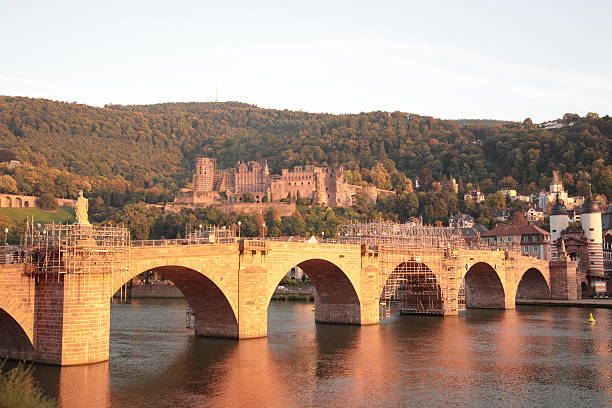 istock Heidelberg Castle and old town under sunset 183335530