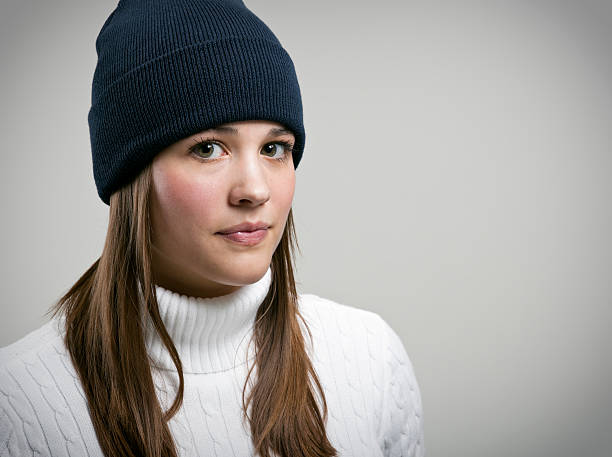 istock Young Woman in Hat and Sweater 183336027