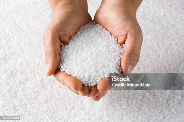 Plastic Resin Pellets Stock Photo - Download Image Now - Plastic, Polystyrene, Polymer