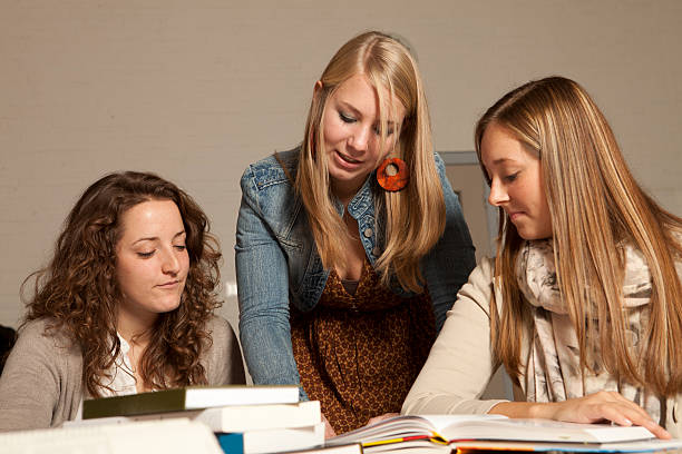 istock Three young female students at their university 183336756