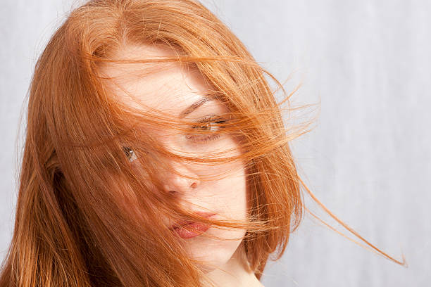 istock Green Eyes: Red Head beautiful Woman 183337087
