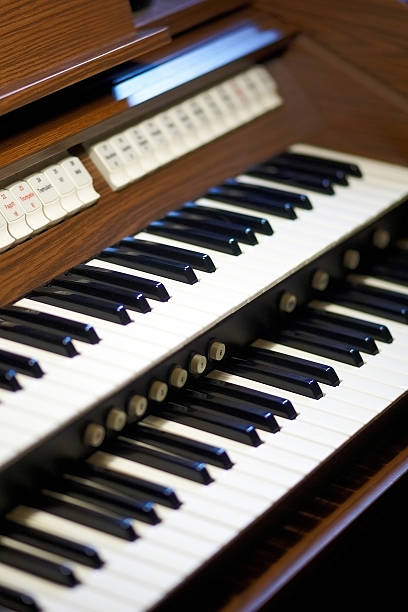 istock Church organ keys 183337852