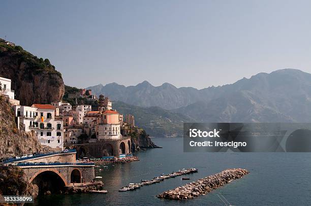 Atraniamalfi Coast Italia - Fotografie stock e altre immagini di Atrani - Atrani, Composizione orizzontale, Costiera amalfitana