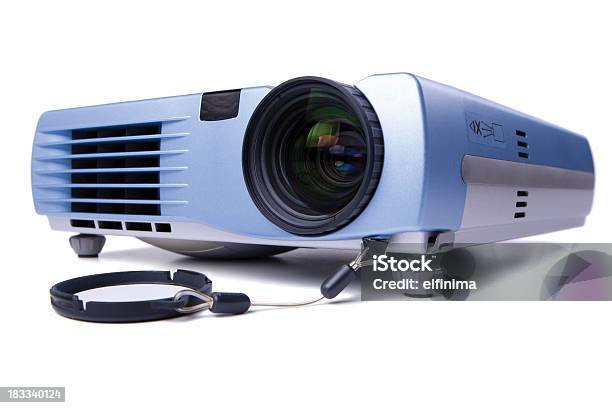 Digital Projector Stock Photo - Download Image Now - Projection Equipment, White Background, Cut Out
