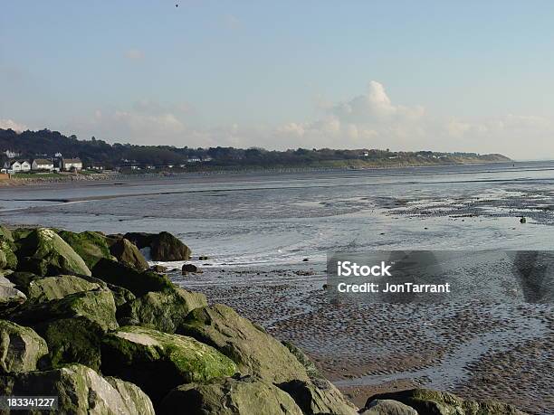 Estuario De Vista Foto de stock y más banco de imágenes de Borde del agua - Borde del agua, Caernarfon, Cielo