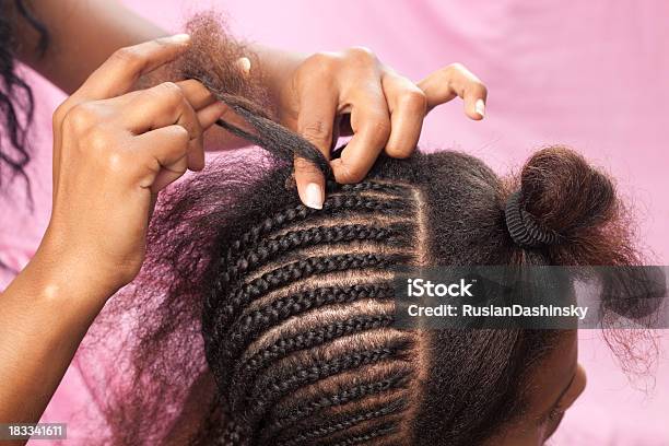 Hair Extension Stock Photo - Download Image Now - Braided Hair, African Ethnicity, Cornrow Braids