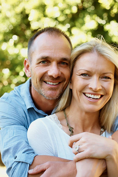 istock Happy couple outdoors 183342049