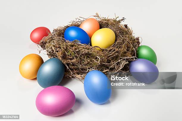 Easter Eggs Stock Photo - Download Image Now - Animal Egg, Animal Nest, Bird's Nest