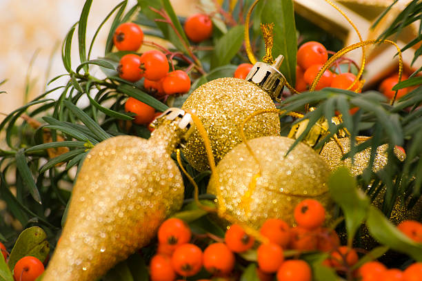 Delicate Christmass Decoration stock photo