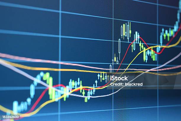 Stock Market Data Chart Stock Photo - Download Image Now - Chart, Stock Market and Exchange, Data