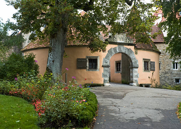 istock Rothenburg Village Gate 183343332