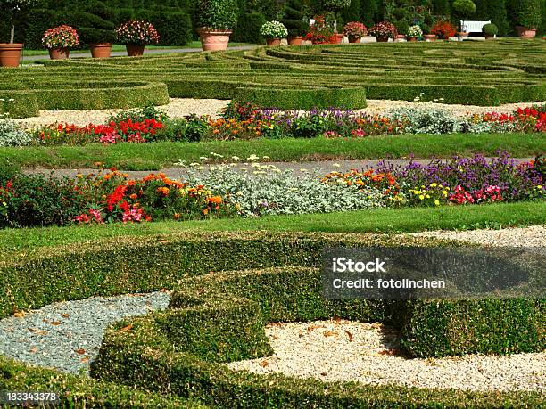 Ziergarten Stockfoto und mehr Bilder von Blume - Blume, Buchsbaum, Dekoration