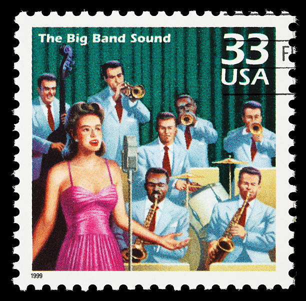 istock Big band sound postage stamp 183343576