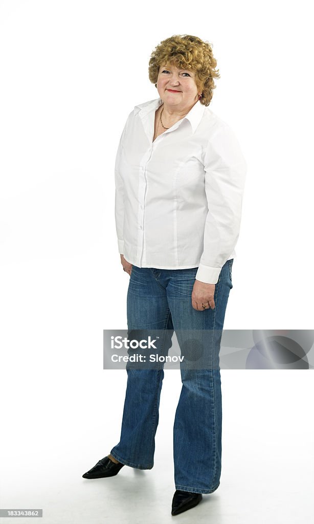 Grandma Full length portrait of older woman Grandmother Stock Photo