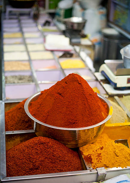 istock Indian Spice Market 183343962