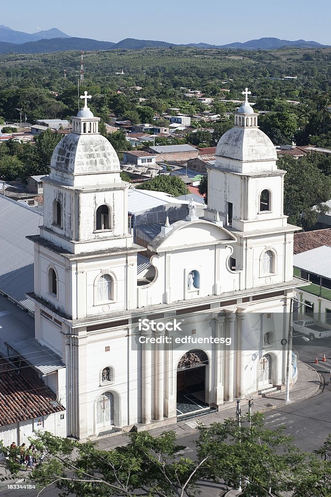 Cattedrale di San Vicente - Foto stock royalty-free di El Salvador