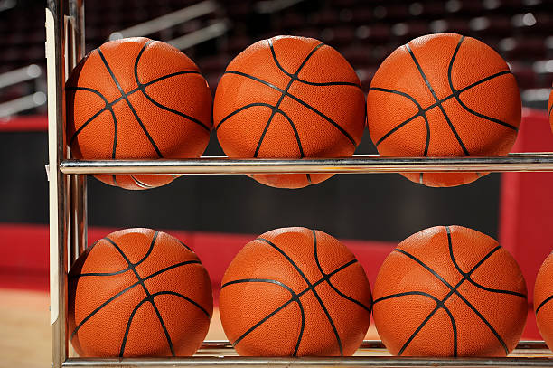 Basketballs stock photo