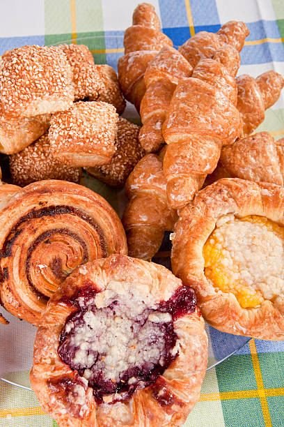 istock Close To Croissants,Sweets and Pastry. Selective focus 183344673