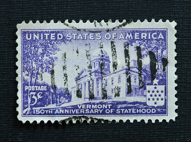 istock Vermont Statehood Stamp 3 cent 183344710