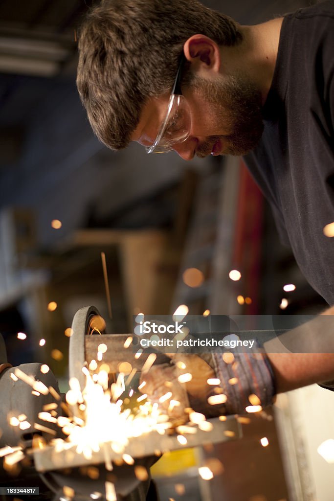 Bench Ermäßigung Schleifmaschine - Lizenzfrei Arbeiten Stock-Foto