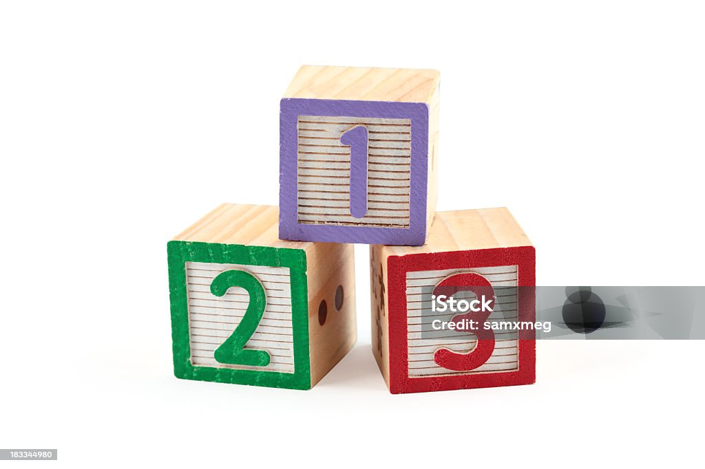 Дер�евянные блоки куб (clipping Пути - Стоковые фото Игрушка роялти-фри