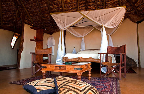 istock Luxury safari bedroom 183345170