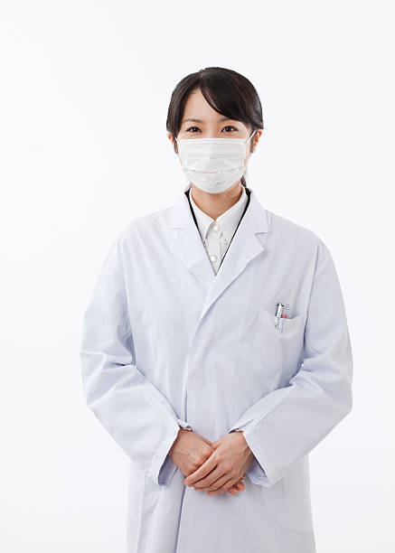 Young woman pharmacist stock photo