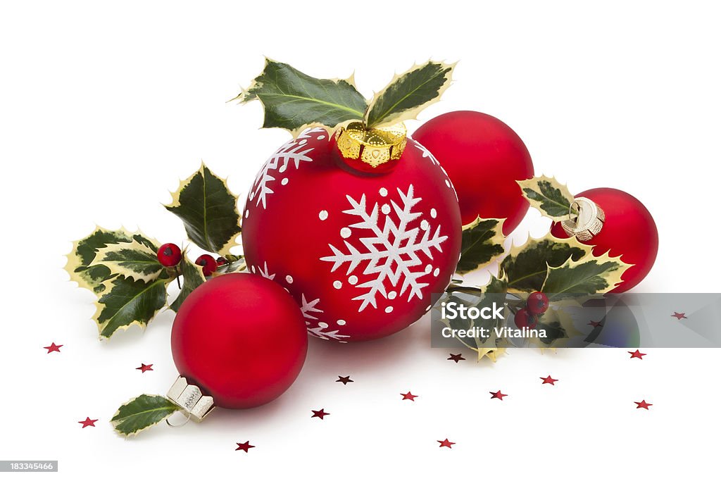 Bola de Árvore de Natal. - Foto de stock de Azevinho royalty-free