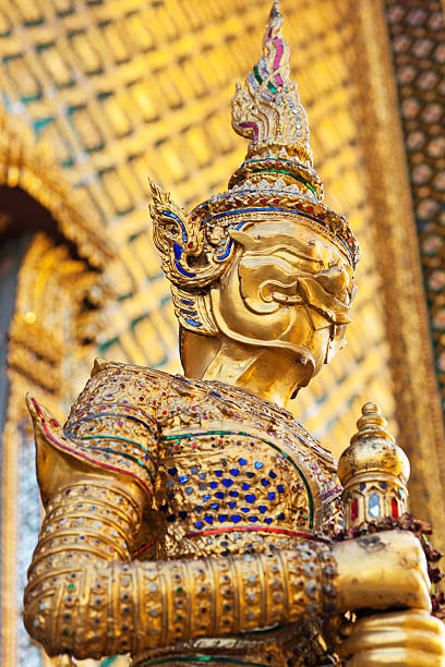 istock Golden Guardian Statue From Bangkok, Thailand 183345697