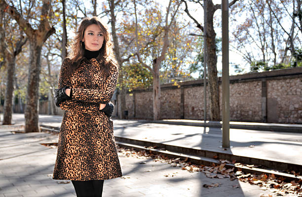 istock Animal print trench 183345771