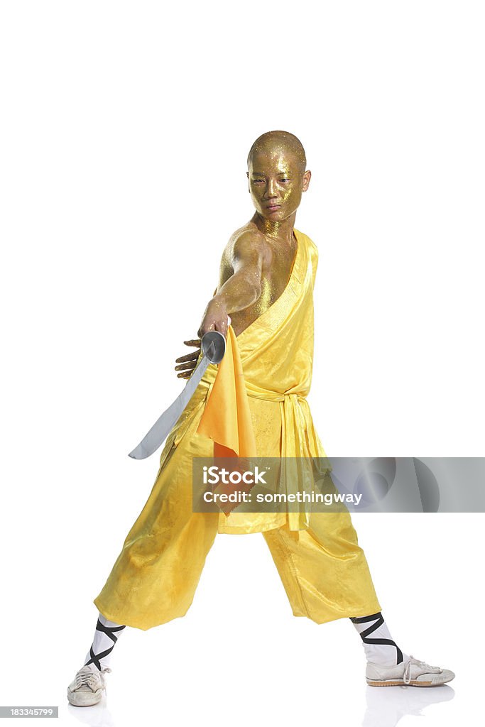 Shaolin guerreiro monk - Foto de stock de Adulto royalty-free