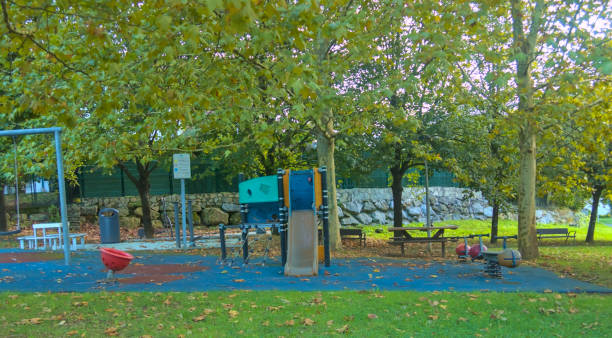 istock playground with various games for children 1833458519