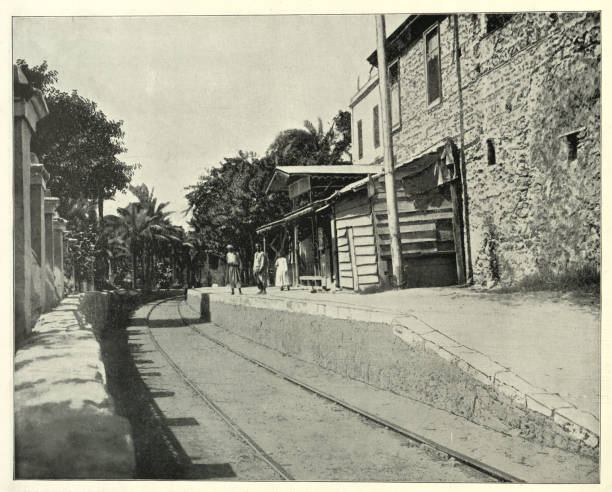 istock Railway station, Ramleh, Palestine, on the Jaffa to Jerusalem route, Victorian 19th Century 1833459591