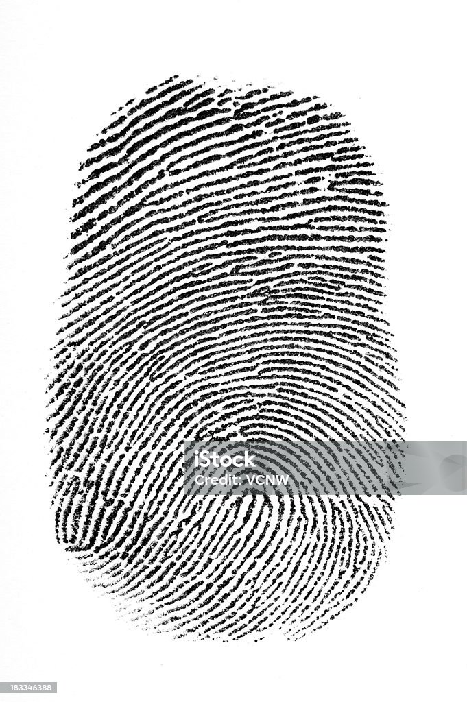 Finger принтом - Стоковые фото Отпечаток пальца роялти-фри