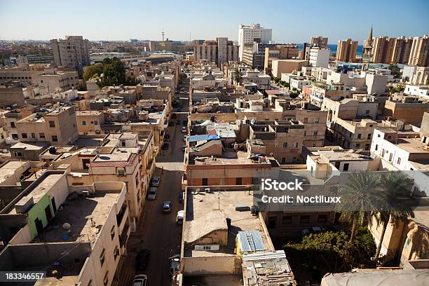 Vast View Of The Tripoli Skyline In Libya Stock Photo - Download Image Now - Libya, Tripoli - Libya, Architecture